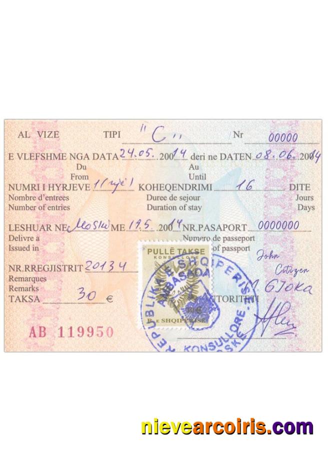 ALBANIA visa